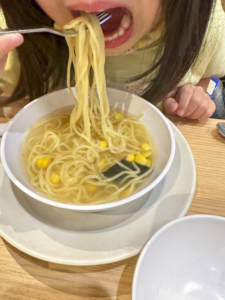 丸源ラーメンこども塩味